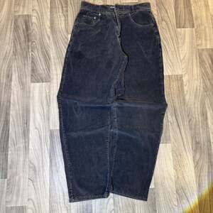Vintage 90s Curfew Denim Baggy Wide Wale Corduroy Pants Skater 32x34